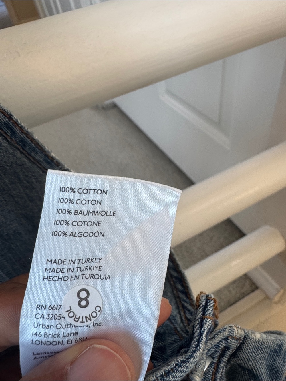 Anthropologie Light Blue Denim Overall Dress - Picture 9 of 11